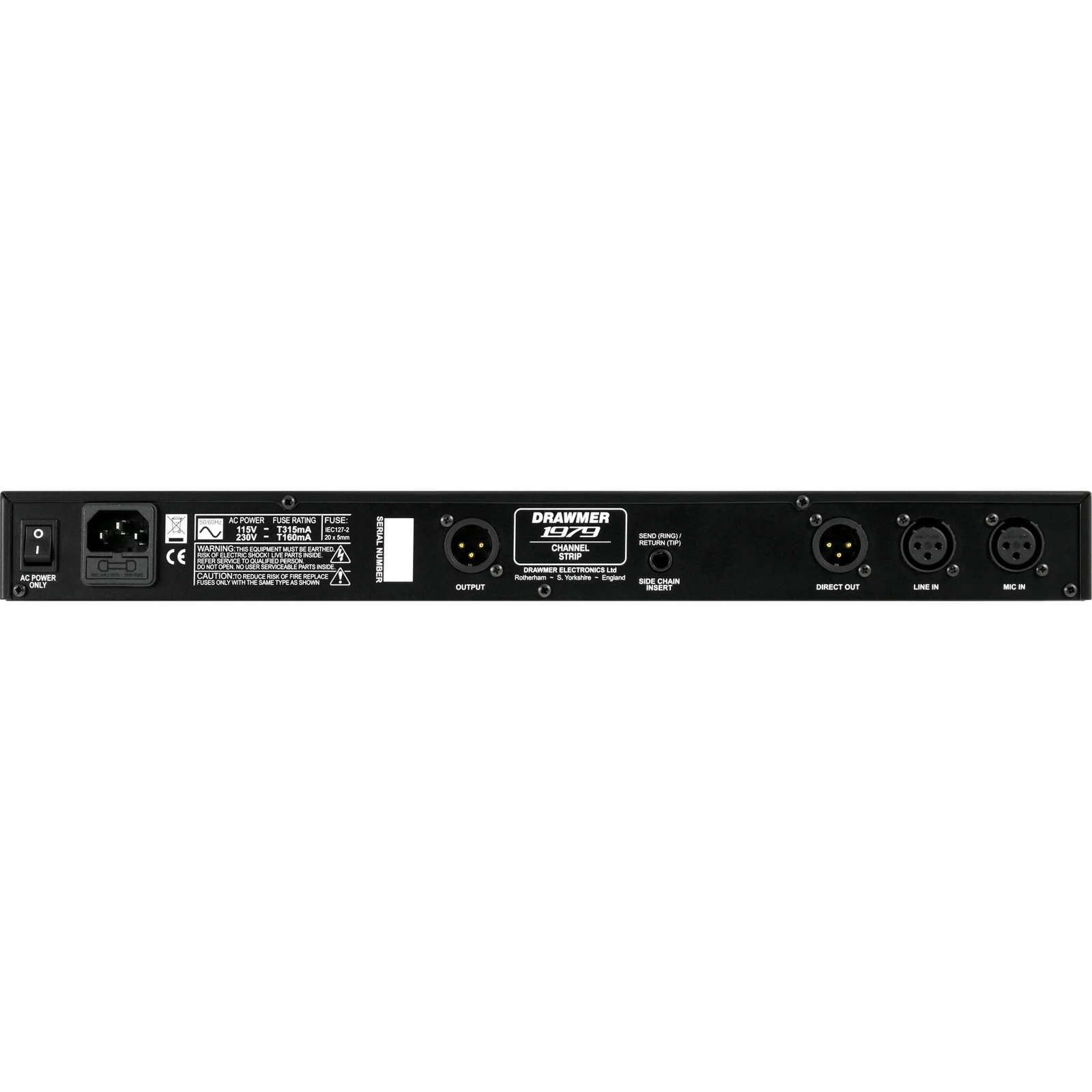 Drawmer 1979 Channel Strip - Mic Pre, EQ, Compressor