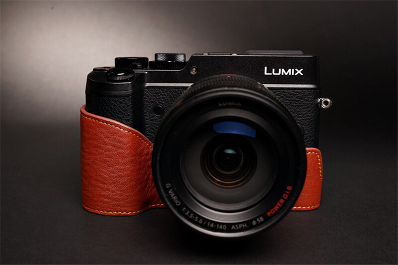 Panasonic Lumix GX8 Leather Half Case Camera Body Retro Cover Insert TP Handmade