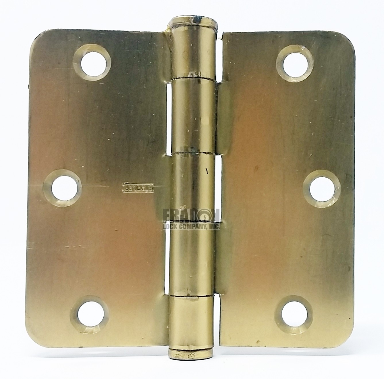 Stanley 3 x 3 US4 1/4" Radius Corner Hinges Lot 8 Total With Screws