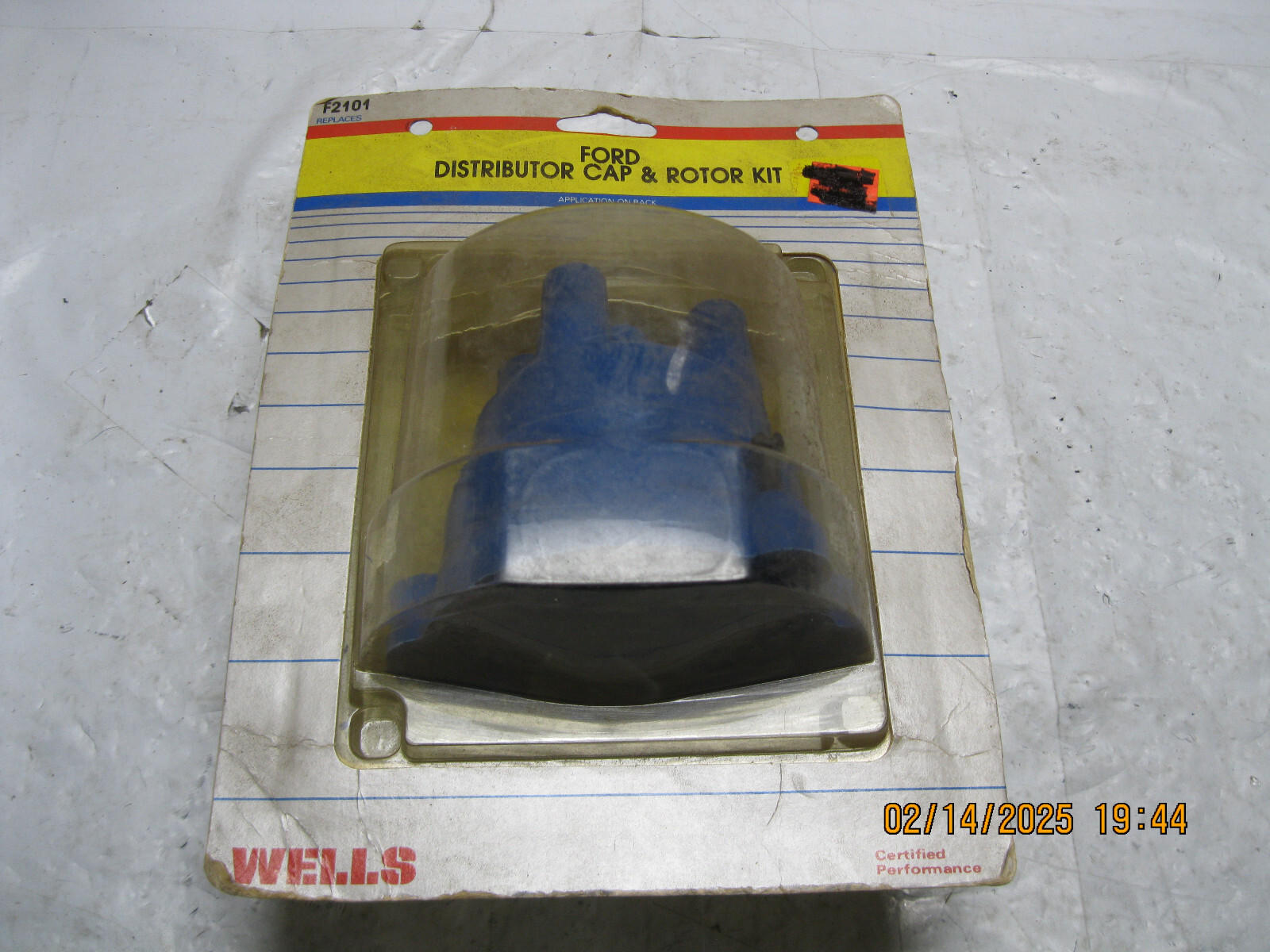 Distributor Cap and Rotor Kit Wells F2101