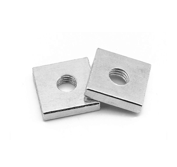 M12 square nuts muff sleeve inner thread cover muffs cap nut steel 22-40mm side