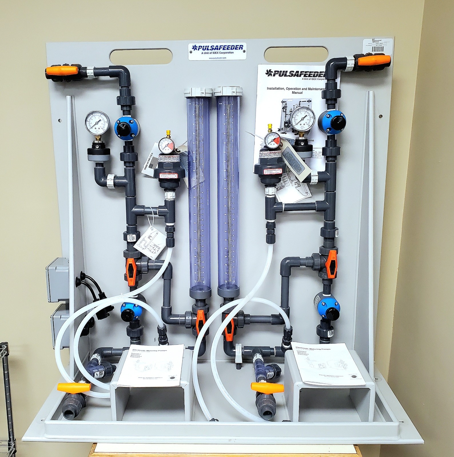 Pulsafeeder SKID Package - NO PUMPS - NEW - US STOCK - Part#: PES2S-EHFCF