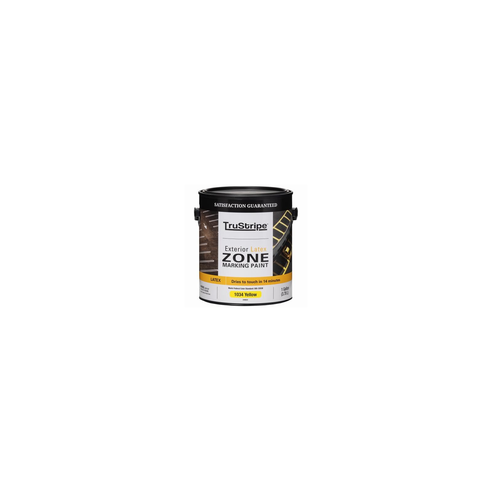 Painter's Select 1034-GL Zone Marking Paint, Flat Latex, Yellow, Gallon -
