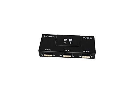 DVI 2 Port Manual Switcher Selector Switch Box Monitor Single Mode 1920X1080