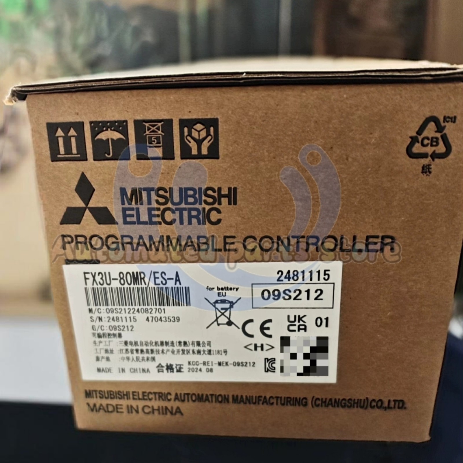 1PCS Mitsubishi FX3U-80MR/ES-A PLC Module FX3U80MR/ESA Sealed