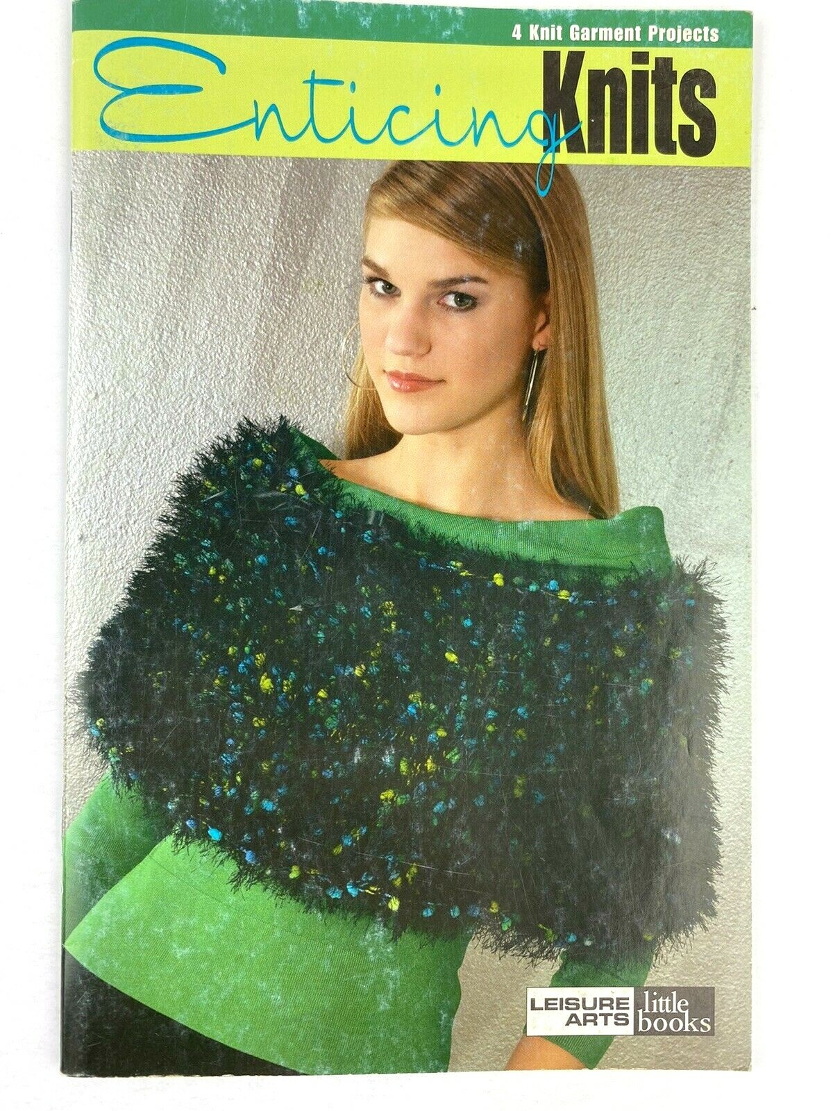 Enticing Knits 4 Knit Garment Projects Skirt Pullover Vest Camisole Leisure Arts