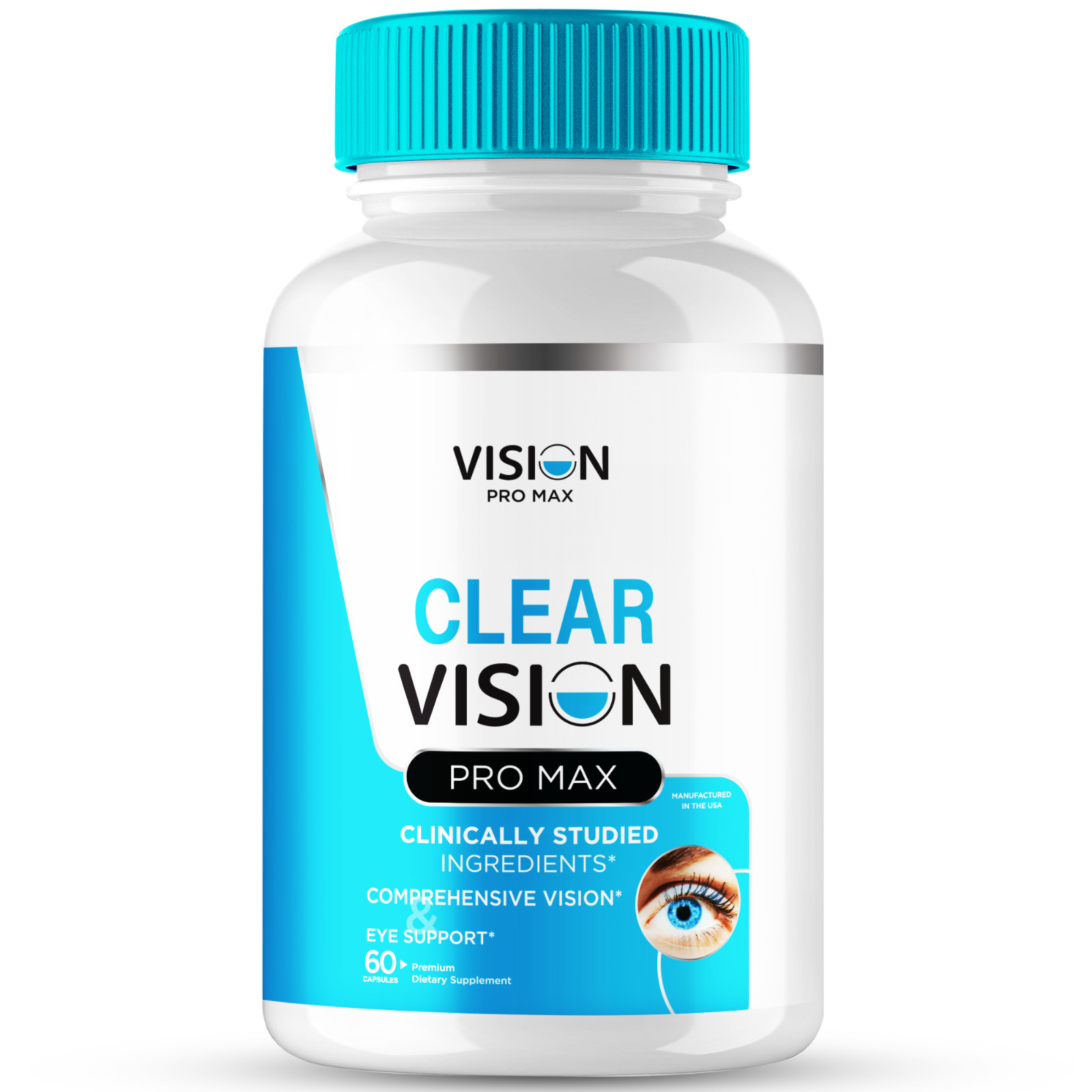 Clear Vision Pro Max Eye Health Supplements, Eye Vitamin Support Pills 60ct