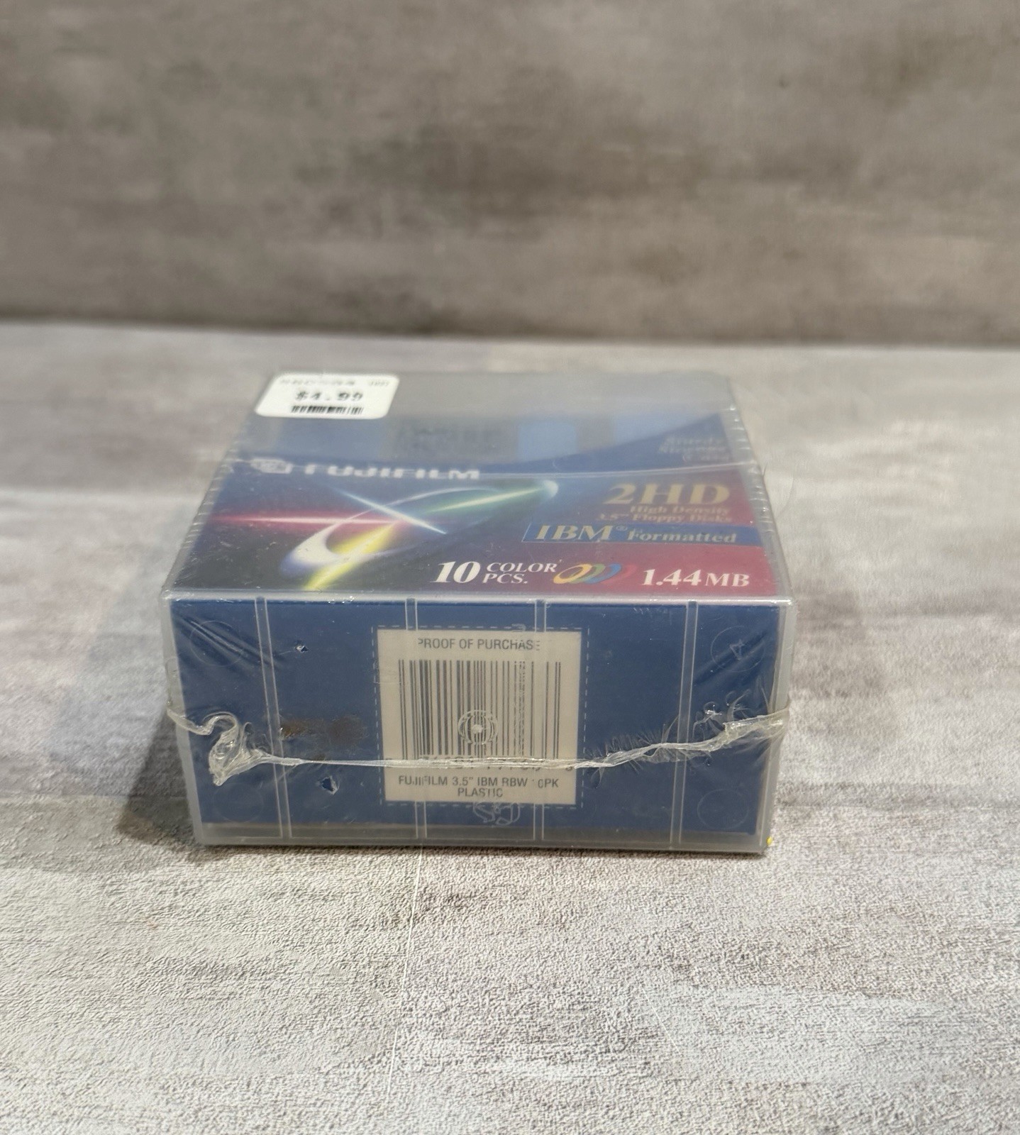 10 Pack 3.5" Disk Fujifilm Floppy Color Disk MF2HD Formatted IBM Multi Color