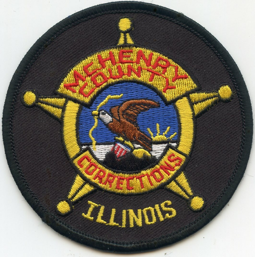 McHENRY COUNTY ILLINOIS IL round DOC CORRECTIONS sheriff police PATCH