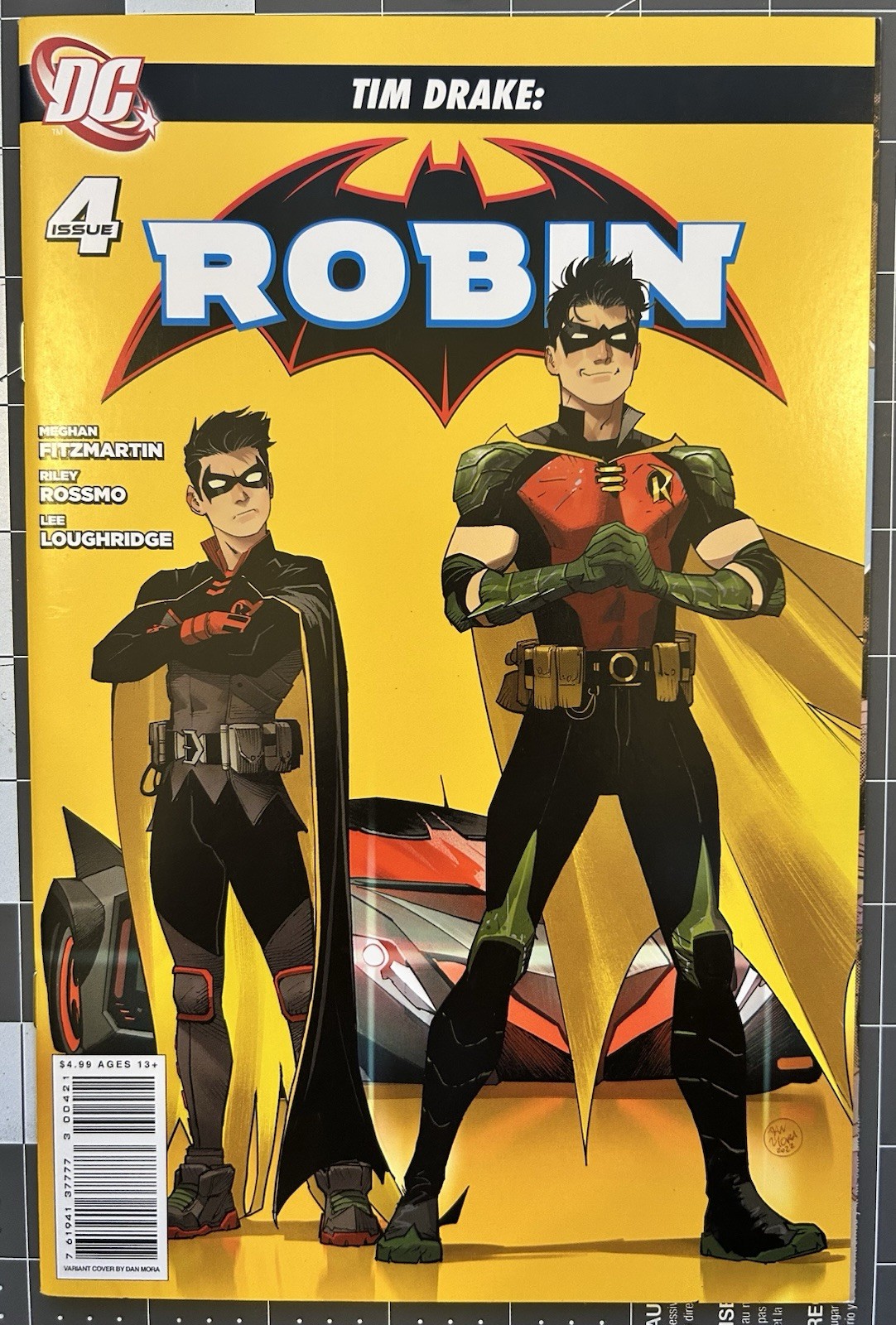 Tim Drake: Robin #4 (2023, DC) Dan Mora Cardstock Variant. VHTF.