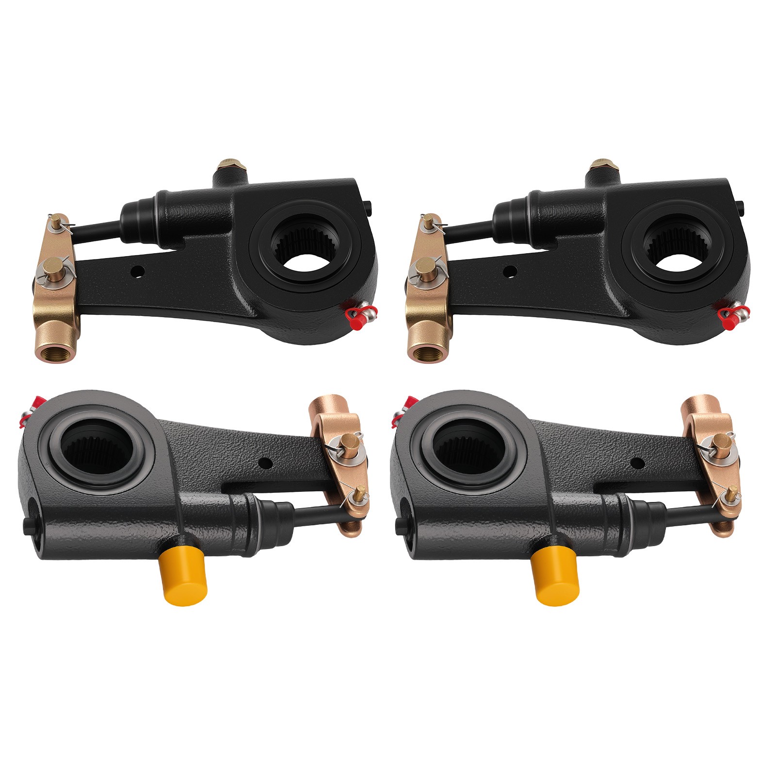 4pcs 6" 28 Spline Automatic Slack Adjuster for Meritor R801074 Euclid E-11402