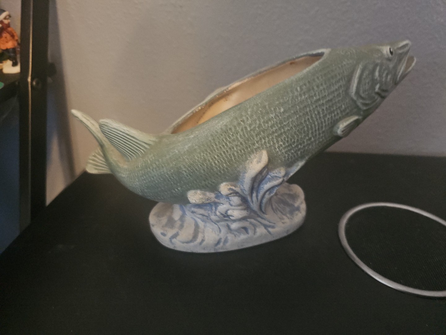 retro ceramics fish plante