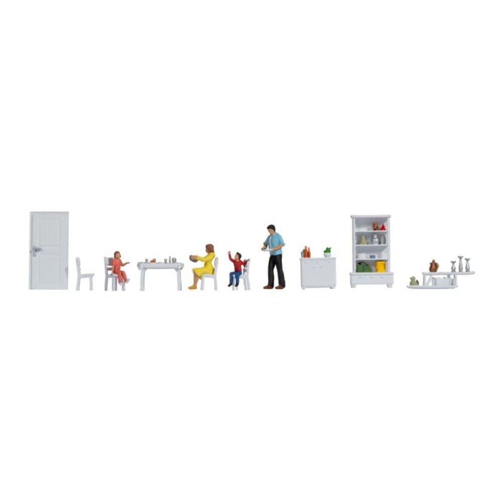 Noch 16284 HO/OO Gauge Dining Room Themed Figure Set