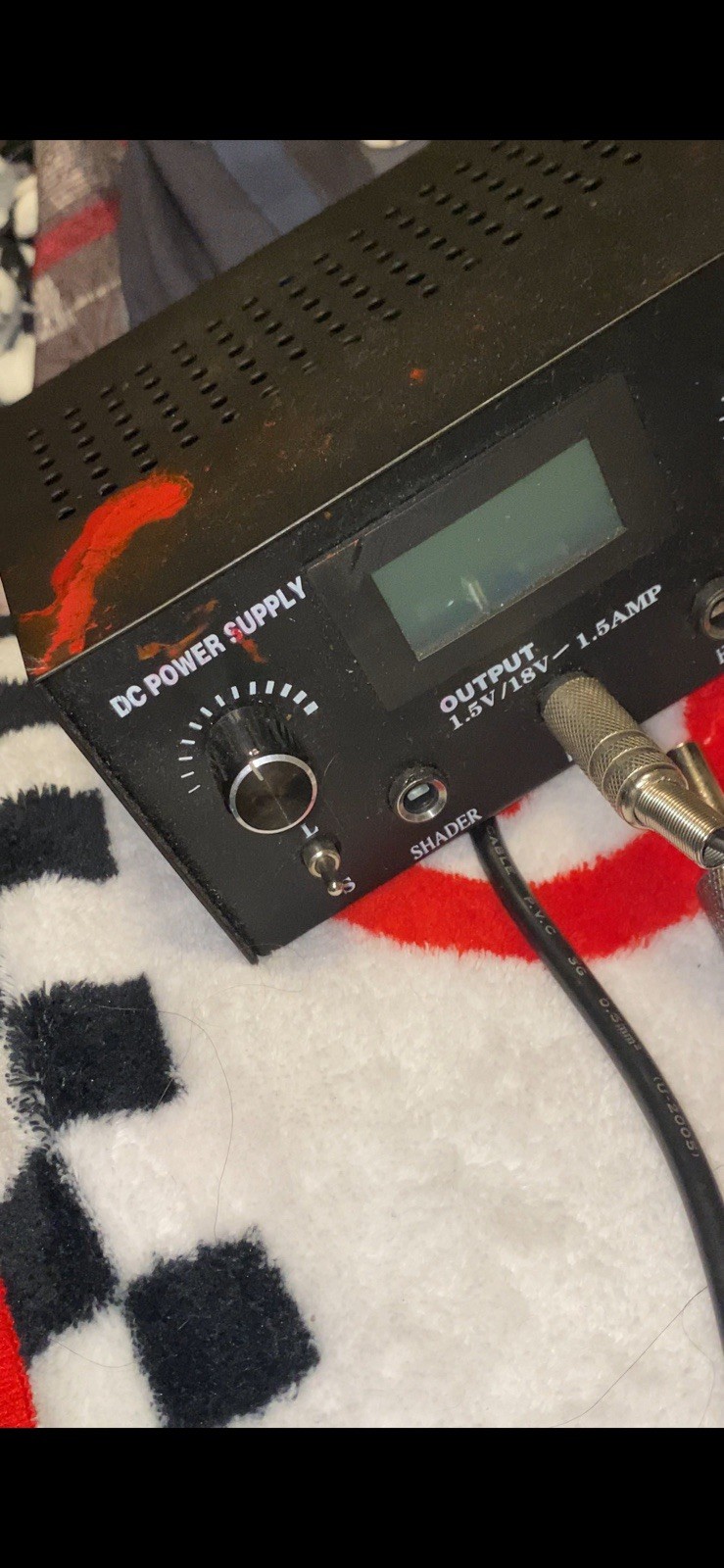 tested/working/as is* wired DC power supply for Tattoo Machine