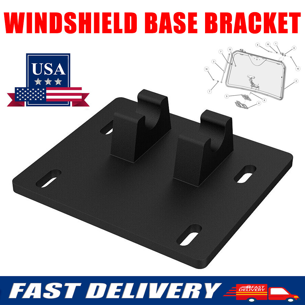 For Polaris General 1000 2016-22 Tip-Out Full Windshield Base Bracket #5452826