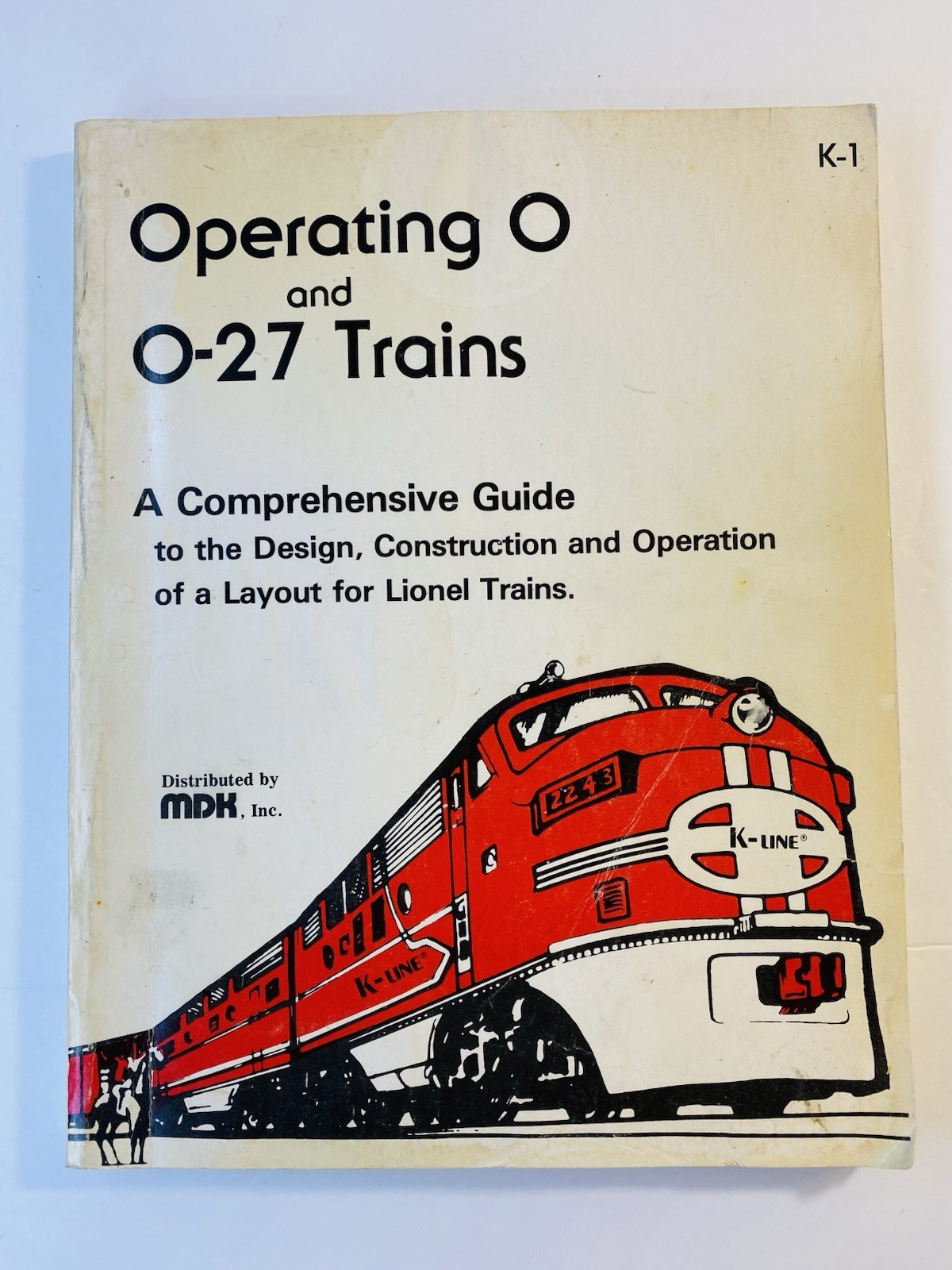 Operating O and 0 -27 Trains Layout For Lionel Trains 1984 MDK