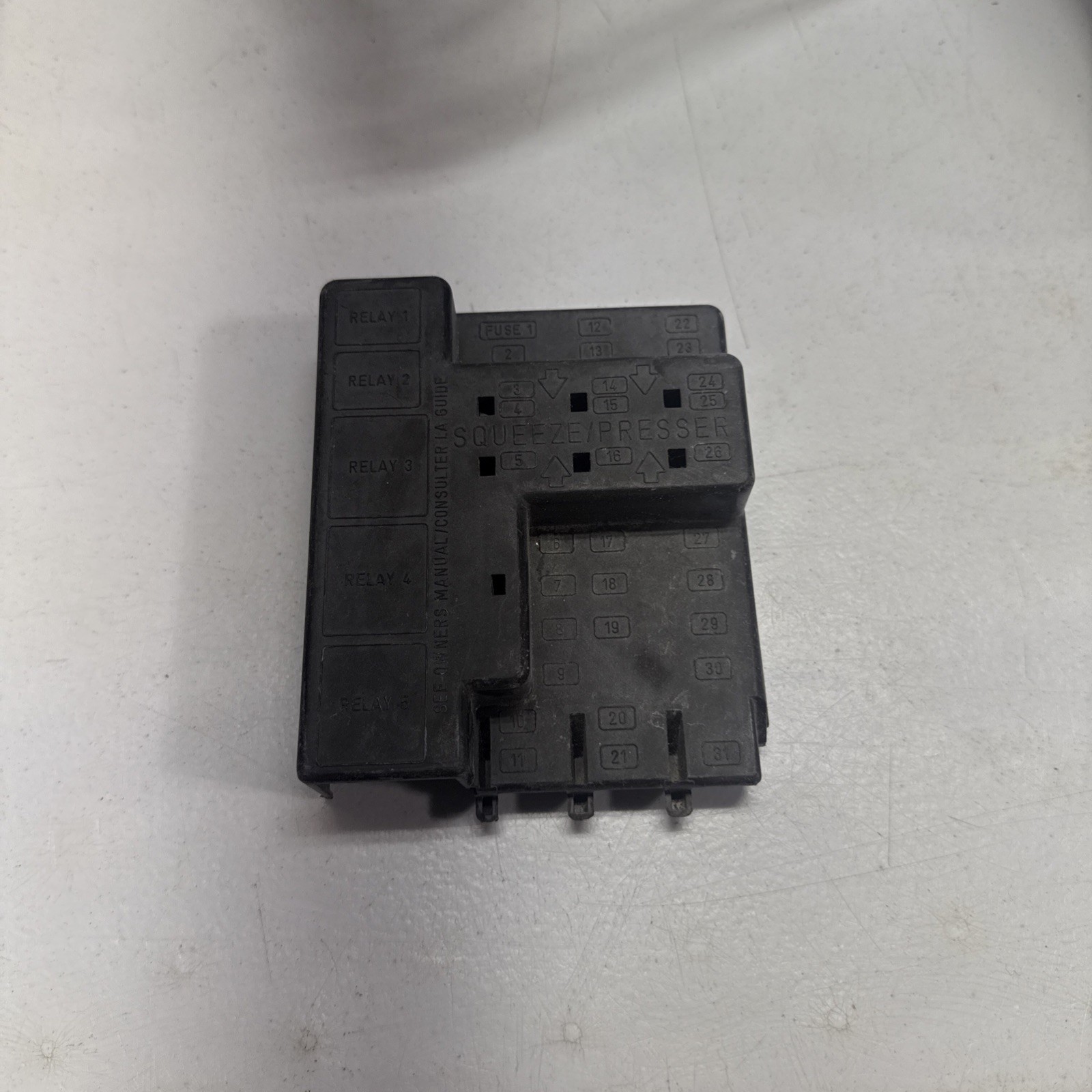 1999 Ford F250 F350 F450 Fuse box Cover 2000 2001 7.3 5.4  6.8 Relay