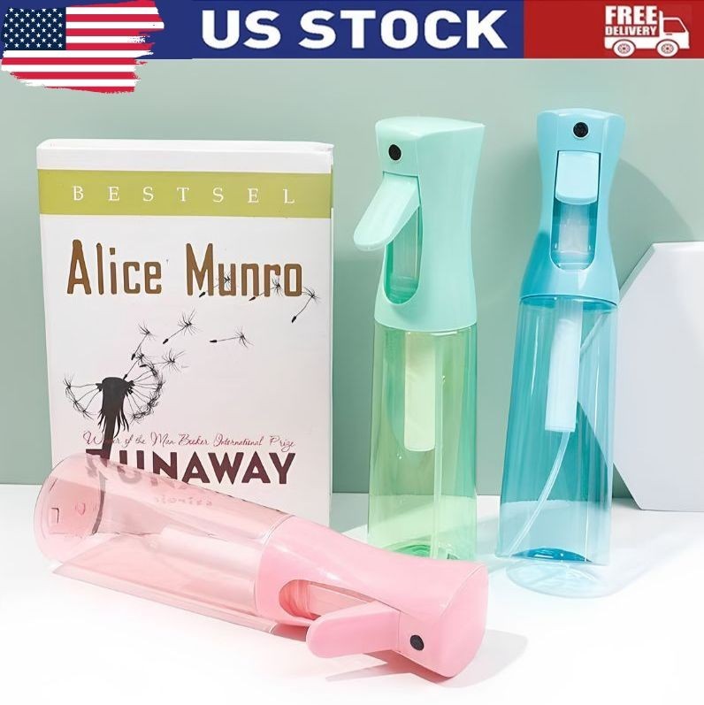 Continuous Mist Spray Bottle Barber Water Sprayer Makeup Salon  Multipurpose US