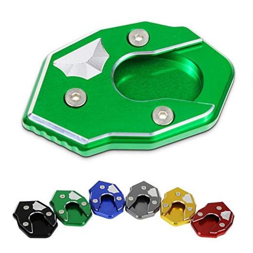 Motorcycle Kickstand Extender Foot Side Stand Extension Pad Support Plate For