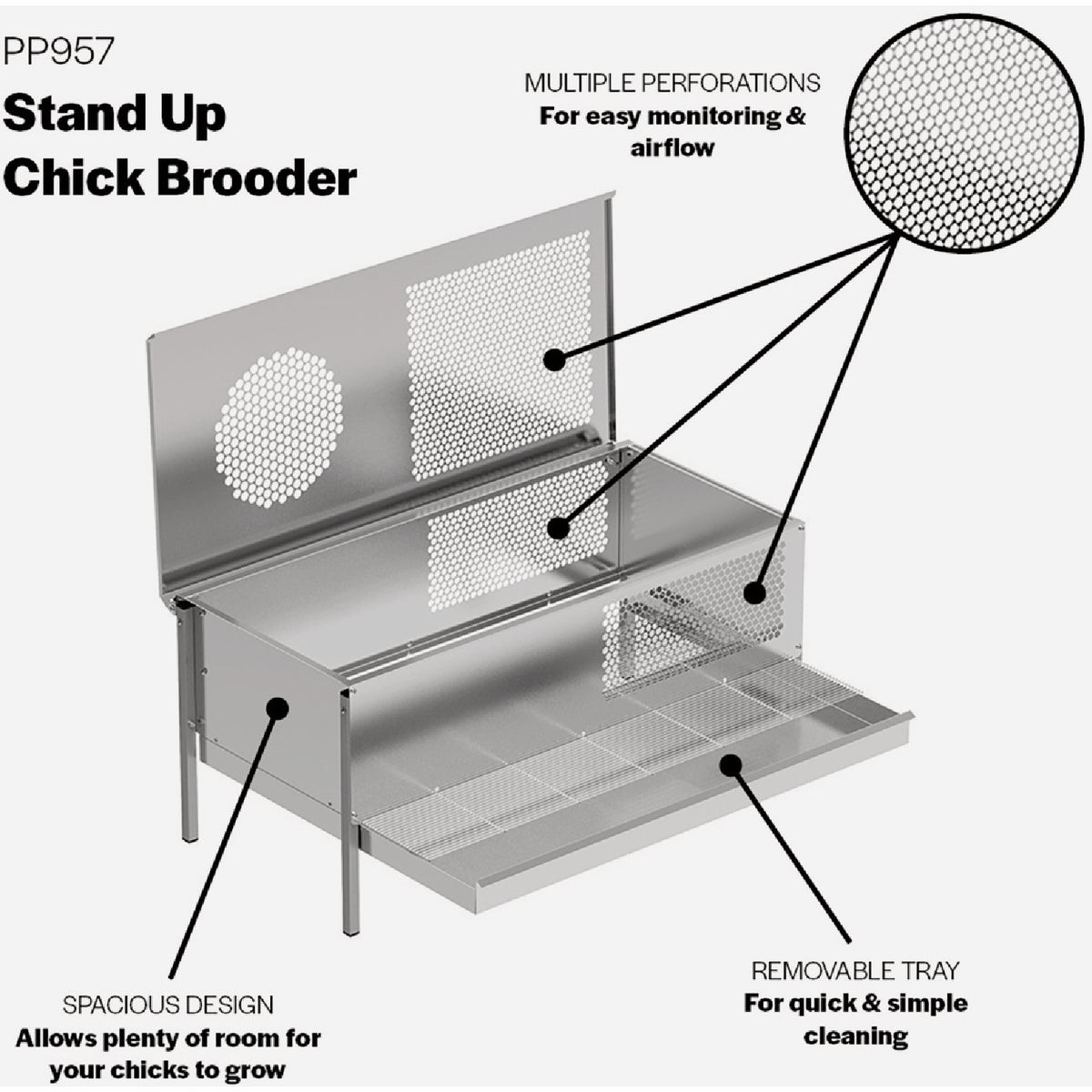 Stromberg's Stand Up Chick Brooder PP957 Stromberg's PP957 431029222494