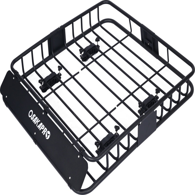 Rooftop Cargo Carrier Basket, Motoring Roof Rack, Top Mount Roof Rack 43" Steel