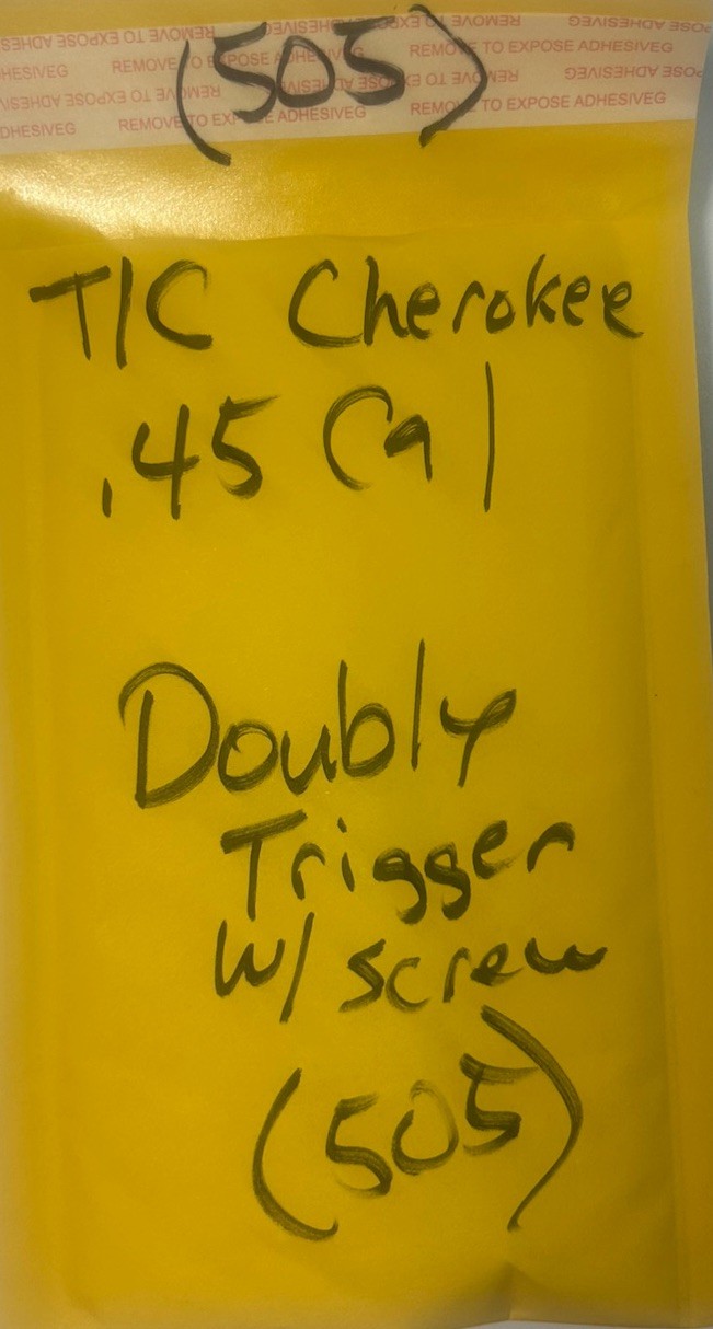 T/C Thompson Center Cherokee Double Trigger With Screw