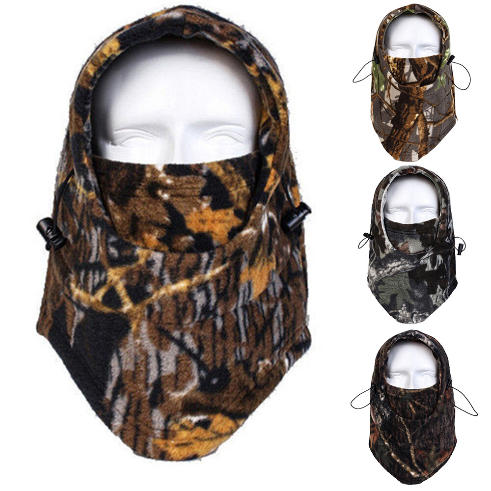 Winter Fleece Balaclava Full Face Mask Outdoor Sport Scarf Windproof Headwrap