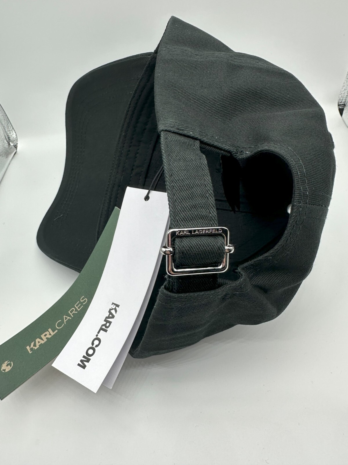 Karl Lagerfeld Unisex Adjustable Baseball Cap One Size, Iconic Logo, Stylish Fit