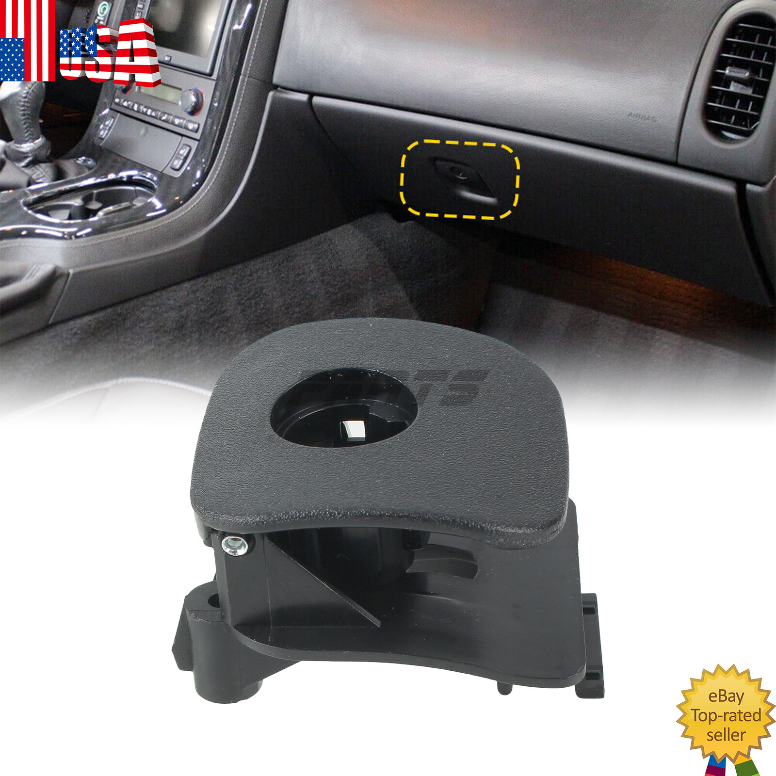 Glove Box Latch Handle For Chevrolet C6 Corvette 2005 2006 2007 2008 2009-2013