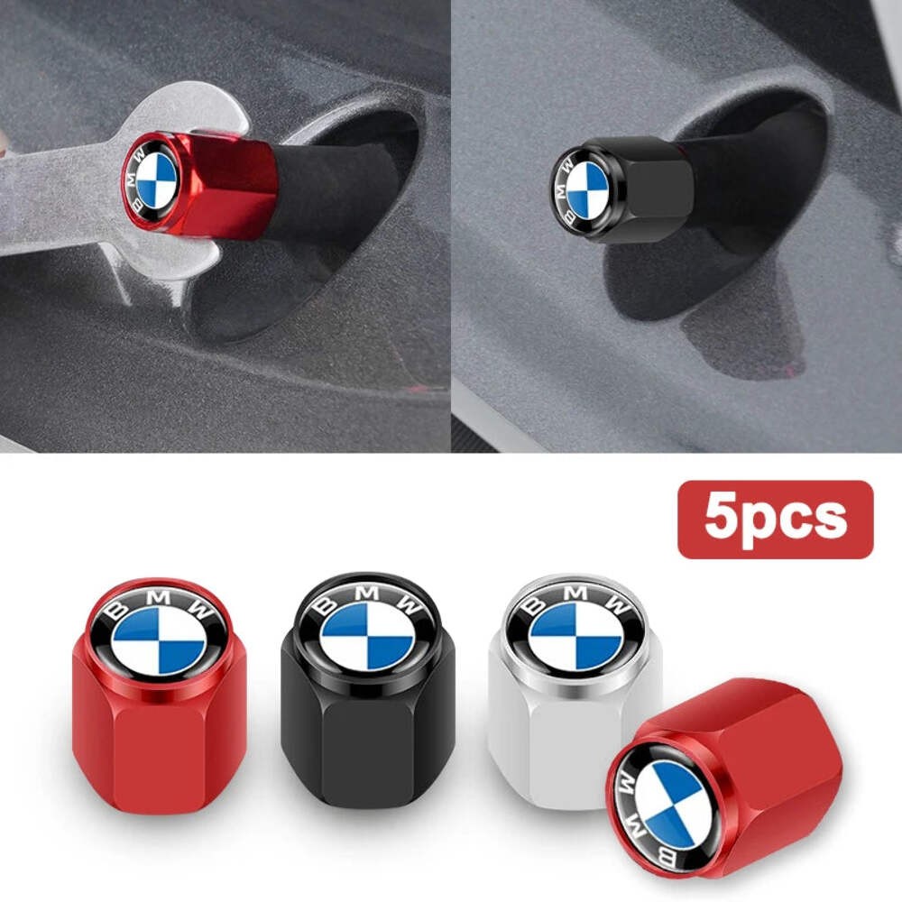 5Pcs Metal Car Styling Wheel Tire Valve Cap Cover Accessories For Bmw M2 M3 M5 P