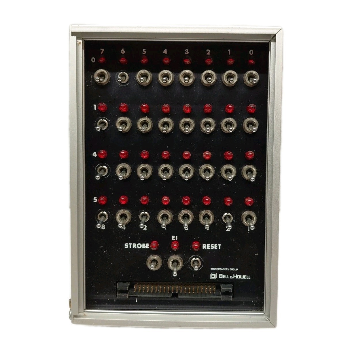 Bell & Howell Electronic Control Panel Breakout Box Strobe Reset