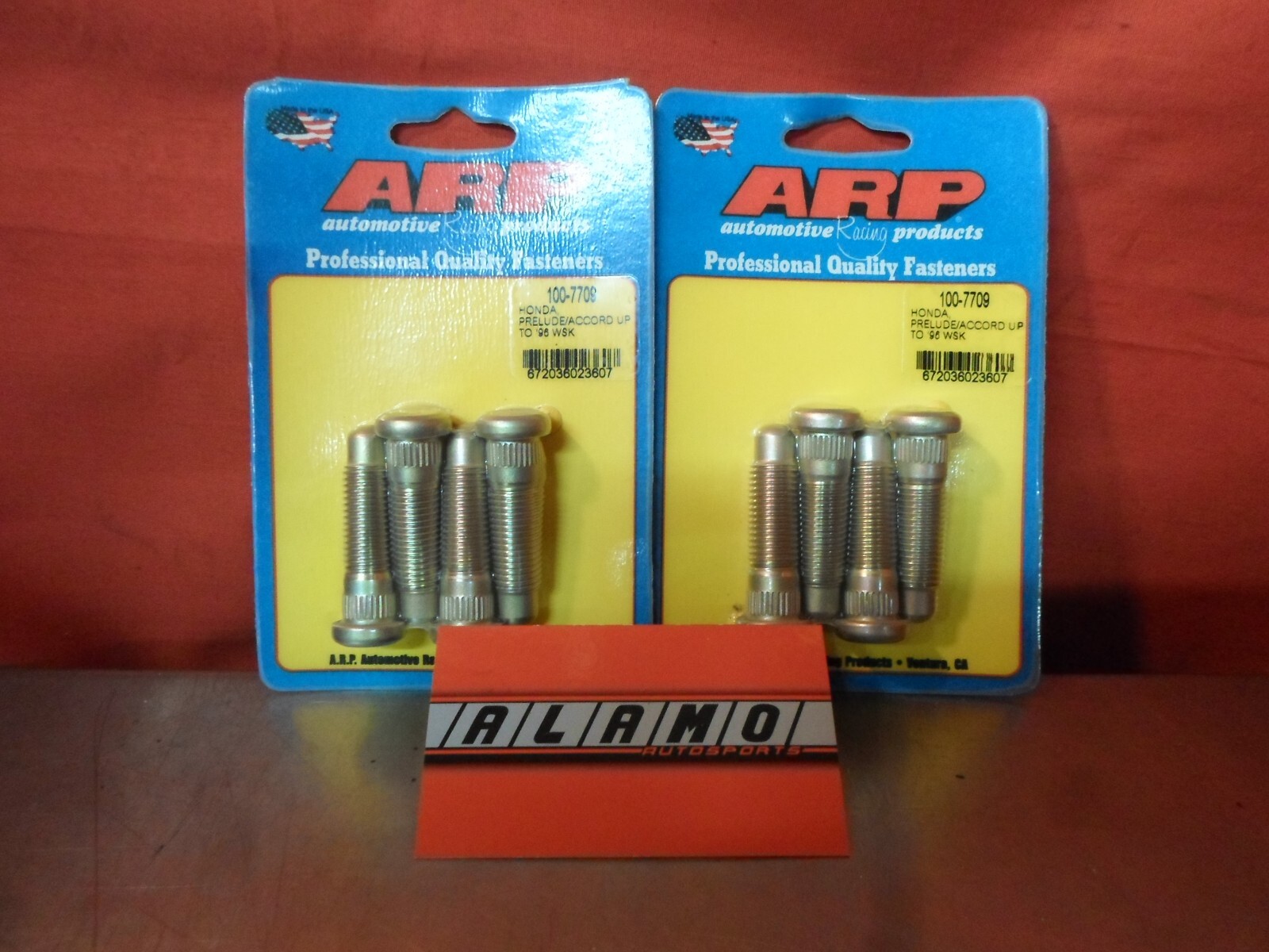 ARP 8 Pc Extended Wheel Studs fits Honda Prelude Accord up to 1996 100-7709