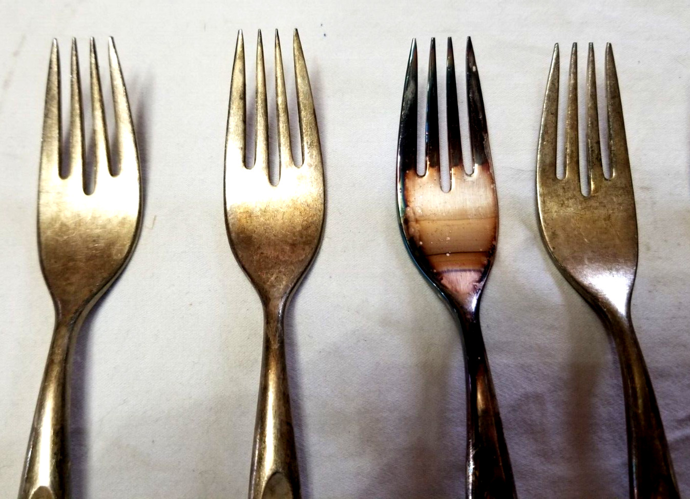 Oneida Community Flight Pattern Set of 8 Dinner Forks VTG 1963 Flatware