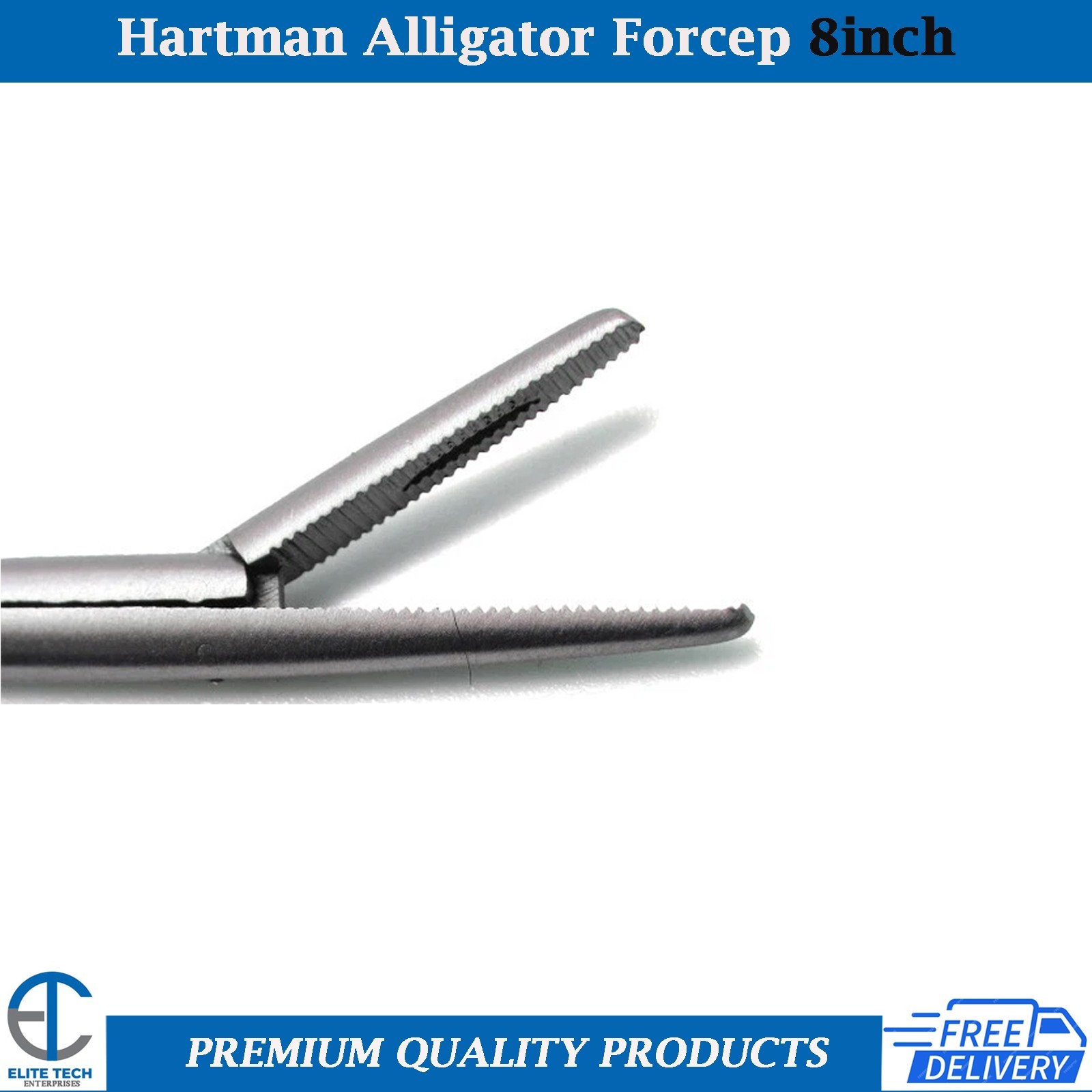 Alligator Forceps Surgical & Veterinary Instruments 8" Stainless German Grade