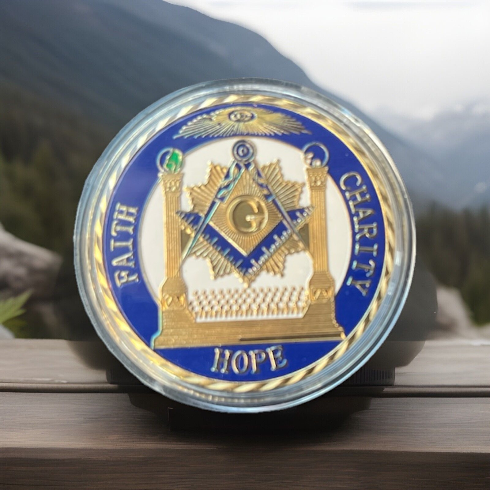 Freemasonry Challenge Coin Collectible Commemorative Masonic Coin Mason