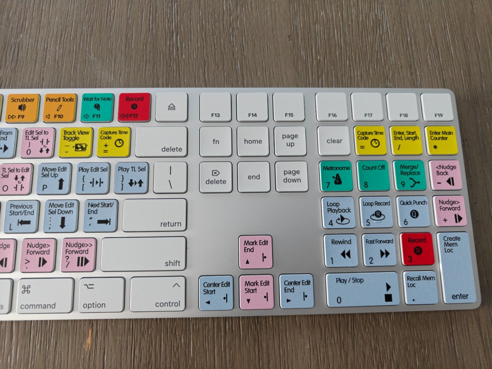 KB Keyboards Avid Pro Tools Apple Magic Keyboard With Num. Keypad Wireless/Wired
