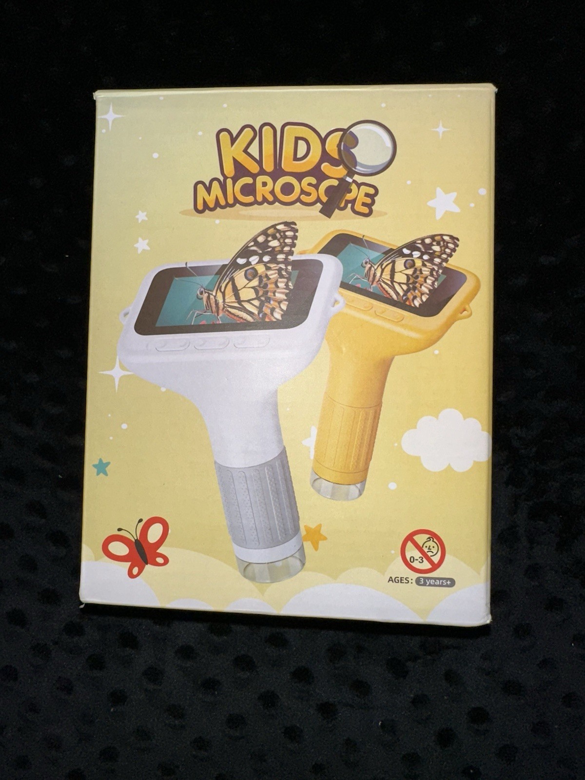 Microscope for Kids Handheld Portable Digital Rechargeable 1000X 3inch Screen