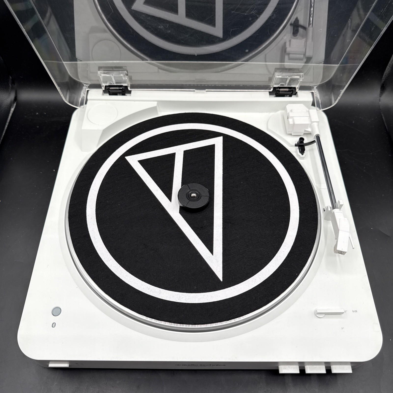 Audio-Technica AT-LP60-BT Automatic Bluetooth Turntable White Tested Working