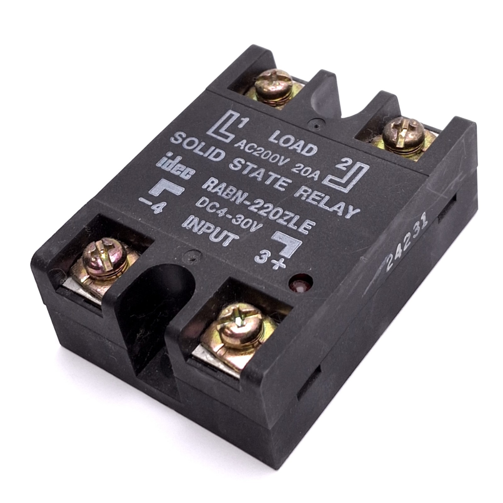 IDEC RABN-220ZLE Solid State Relay, SPST-NO, 4-30VDC In, 200VAC 20A Max