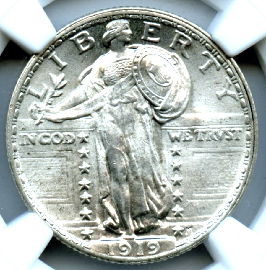 1919 Standing Liberty Quarter, NGC MS66FH, Registry Coin!