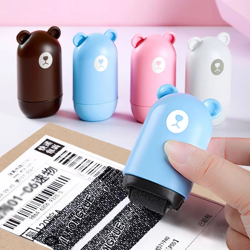 Theft Protection Roller Stamp Privacy Confidential Data Security Seal Roller US