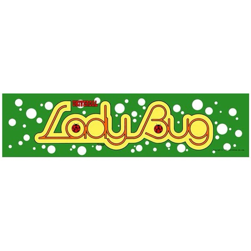 Ladybug Arcade Marquee High Quality Translite