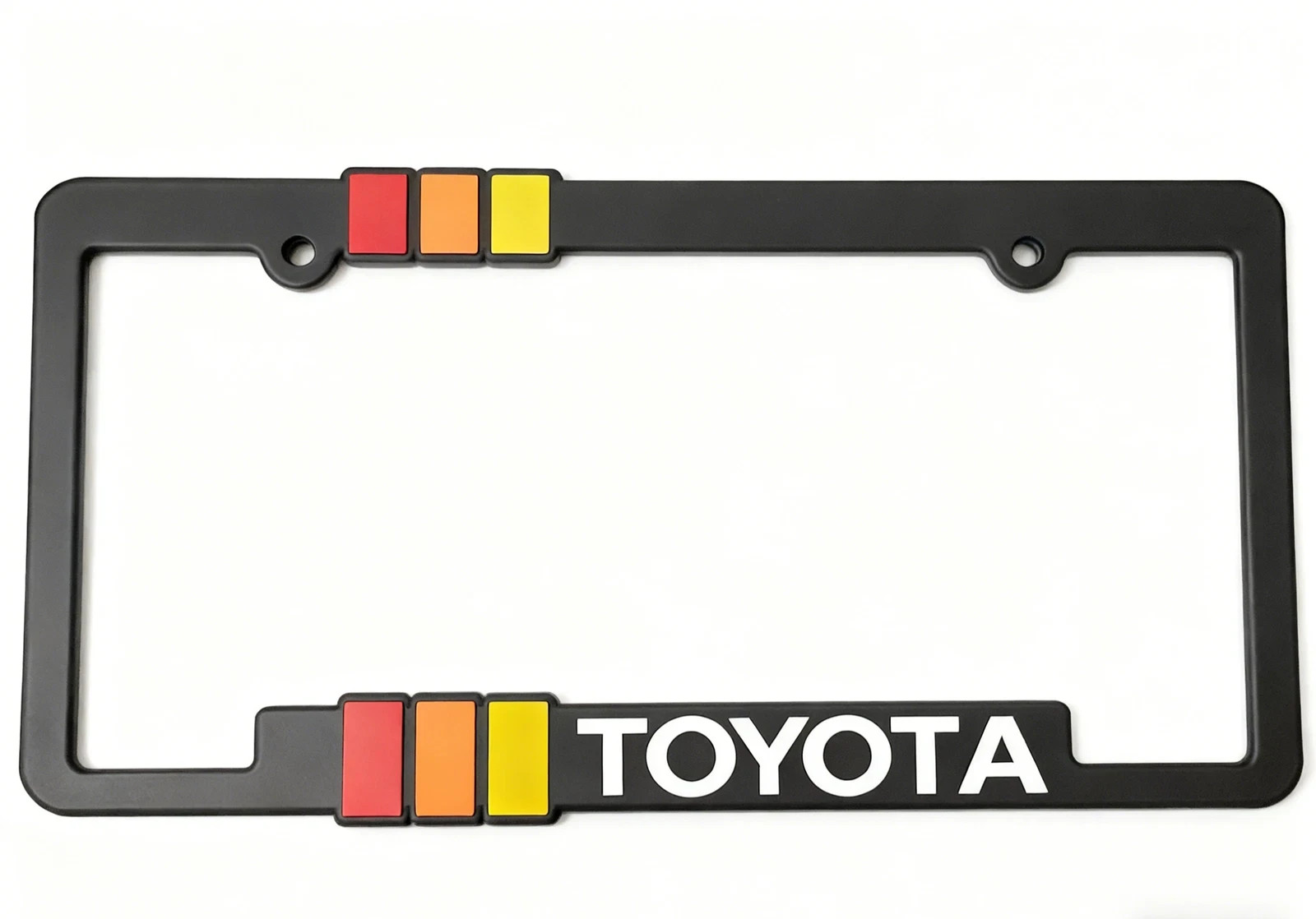 New-Toyota-Retro-Style-License-Plate-Frame-Fit-For-TRD-Offroad-Tacoma-FJ-Cruiser