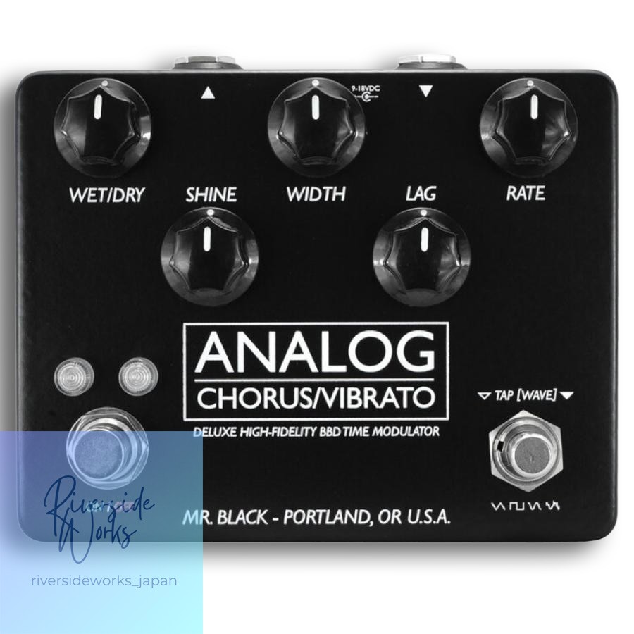 Mr.Black Analog Chorus Vibrato Deluxe Guitar Effect Pedal
