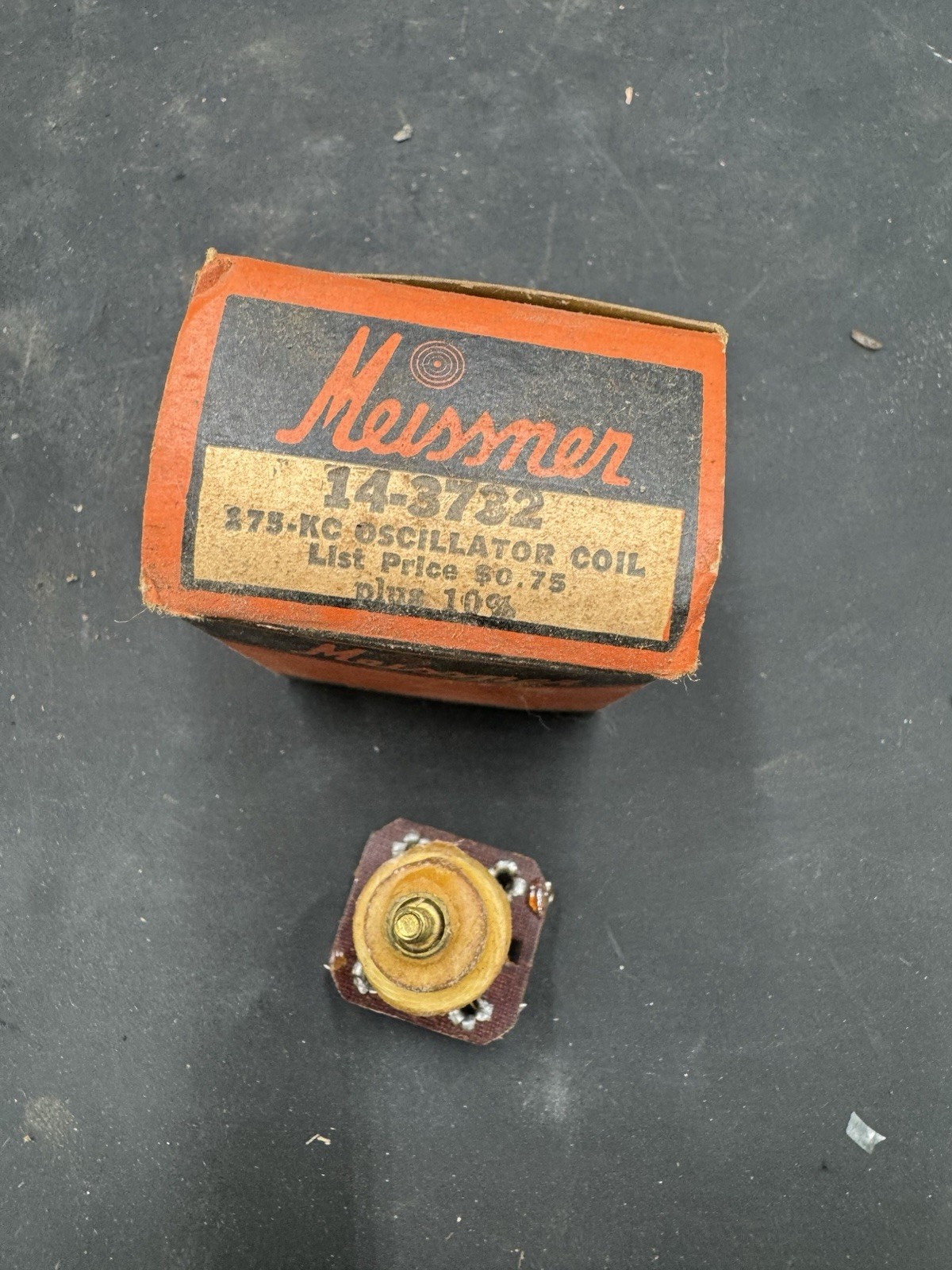 Meissner 14-3732 Broadcast Band Oscillator Coil 175kHz Kc (Miller 5480-K)
