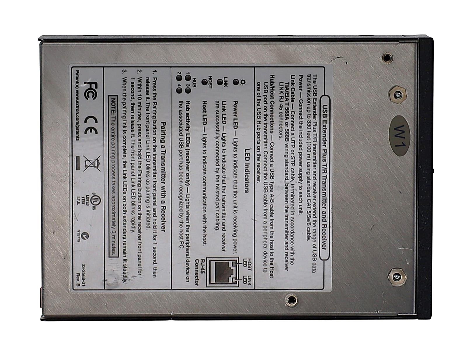 EXTRON USB EXTENDER PLUS T EXTENDER TRANSMITTER