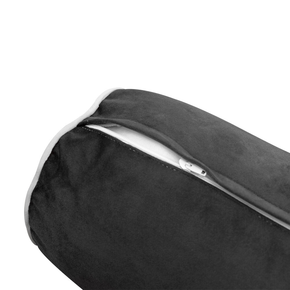 COVER ONLY Model V6 Twin Velvet Contrast Pipe Indoor Mattress Pillow AD350