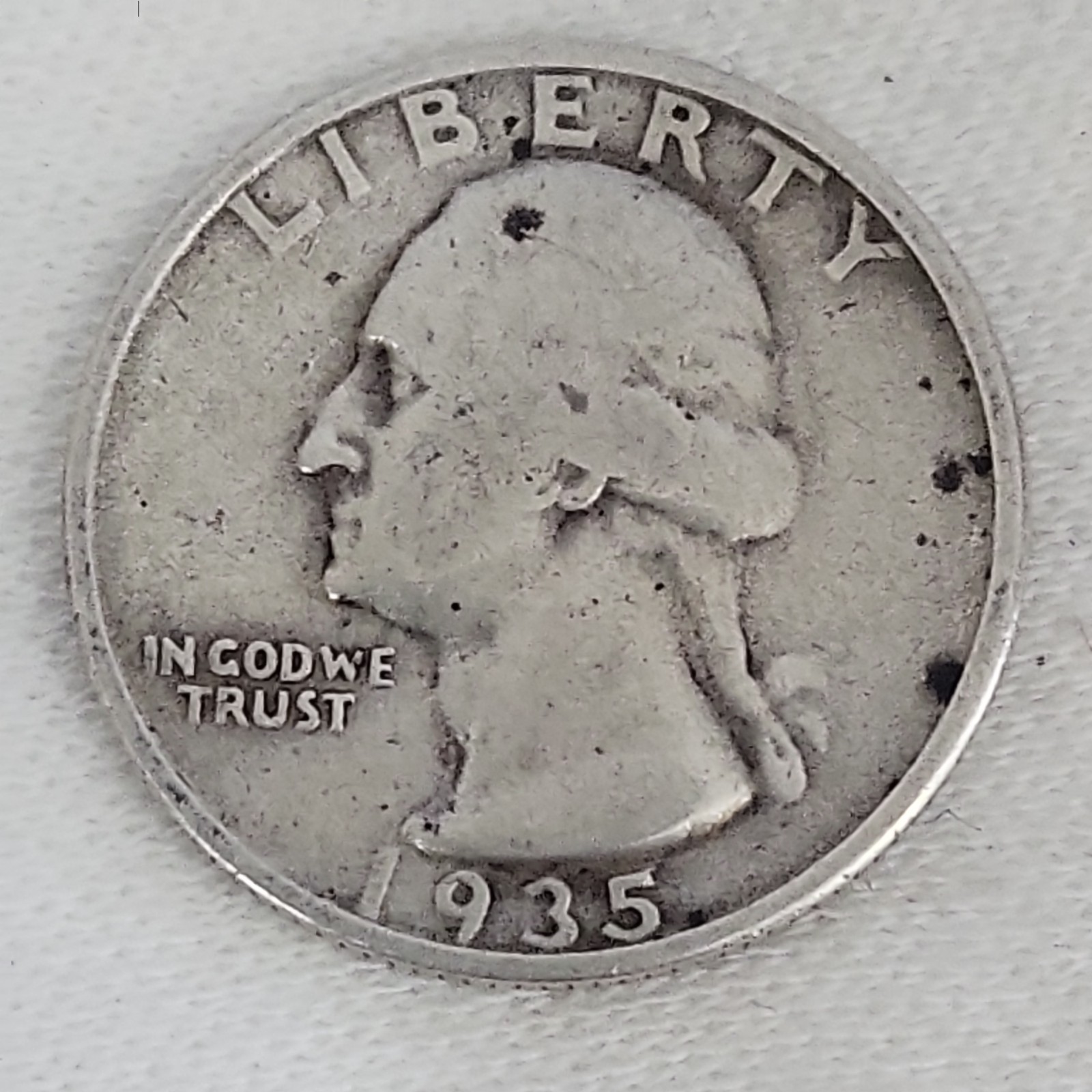 1935 Washington Quarter in Good Condition