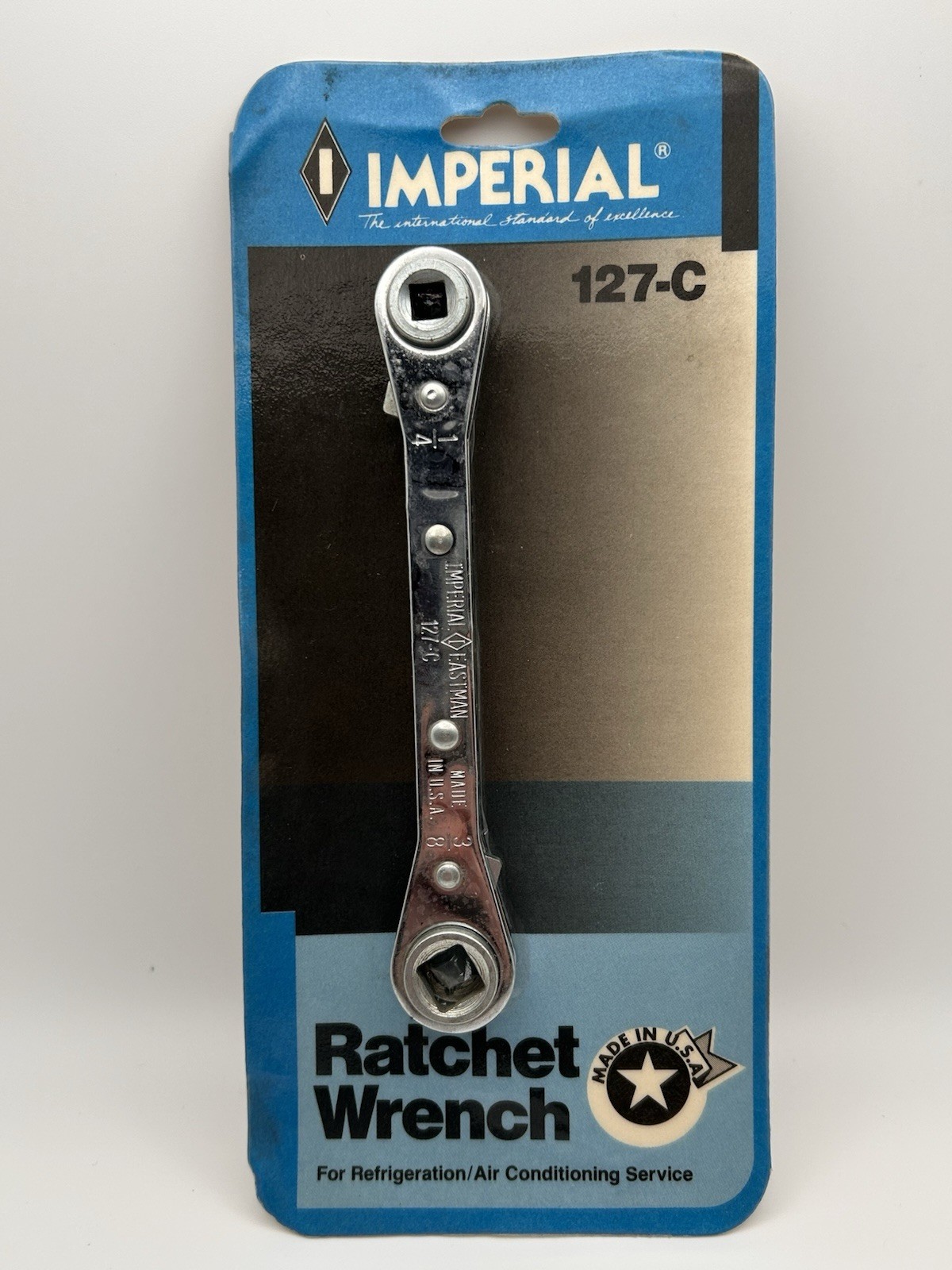 Vintage - NOS Imperial Eastman 127-C HVAC Refrigeration Ratchet Wrench 🇺🇸