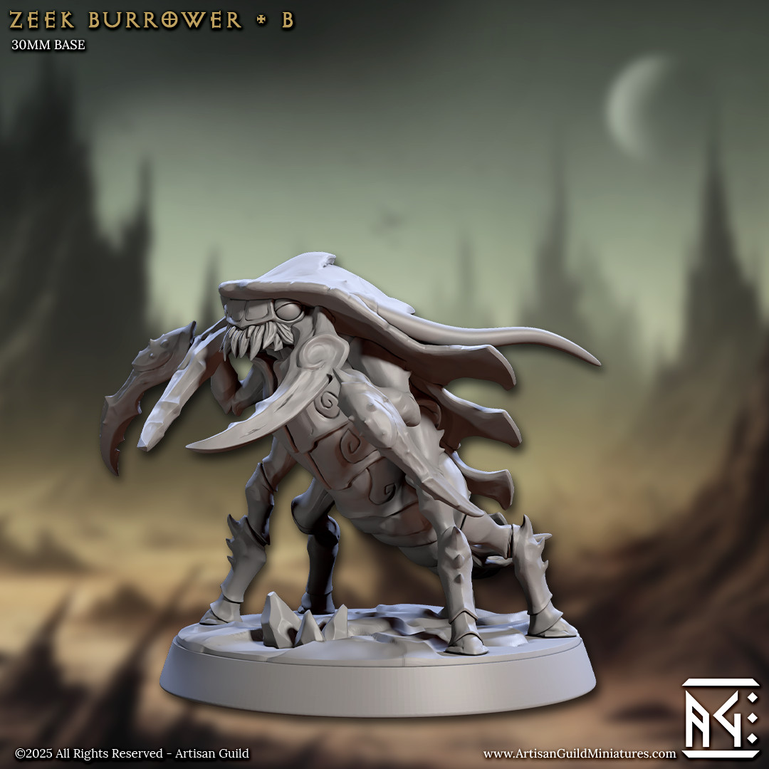 Zeek Burrower - Pincing Aberration -  Artisan Guild - Dungeons and Dragons